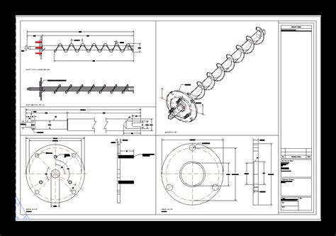 how to draw screw conveyor in autocad|conveyor drawing autocad 2d download.